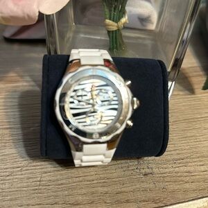 Michelle jelly bean zebra watch